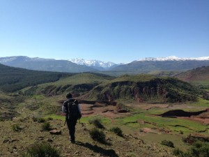 Overlooking the Northern Piedmont of the Atlas Mountains