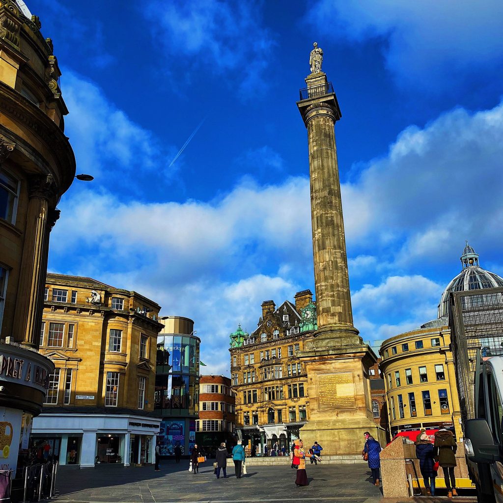 The beautiful Greys monument, in the city centre towering over the shops on a sunny day. I love the stunning mixture of new and old. By Dennis, Local Photographer (Insta: @velocitay) 📸
