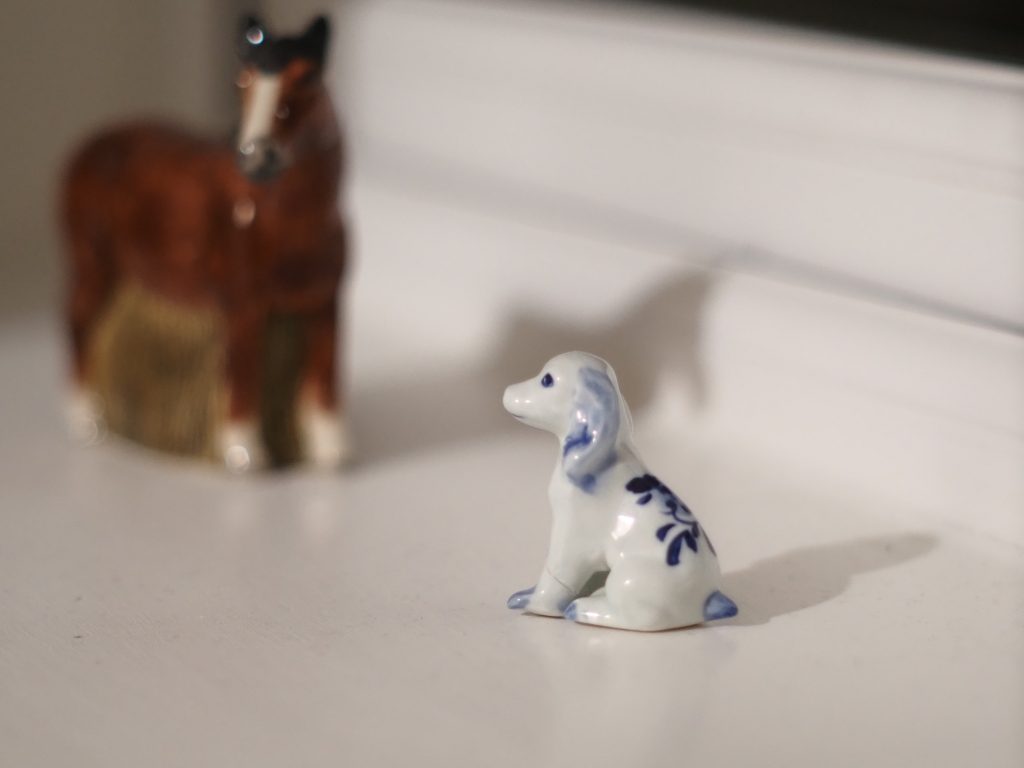 placeholder image of a dog and horse figurine