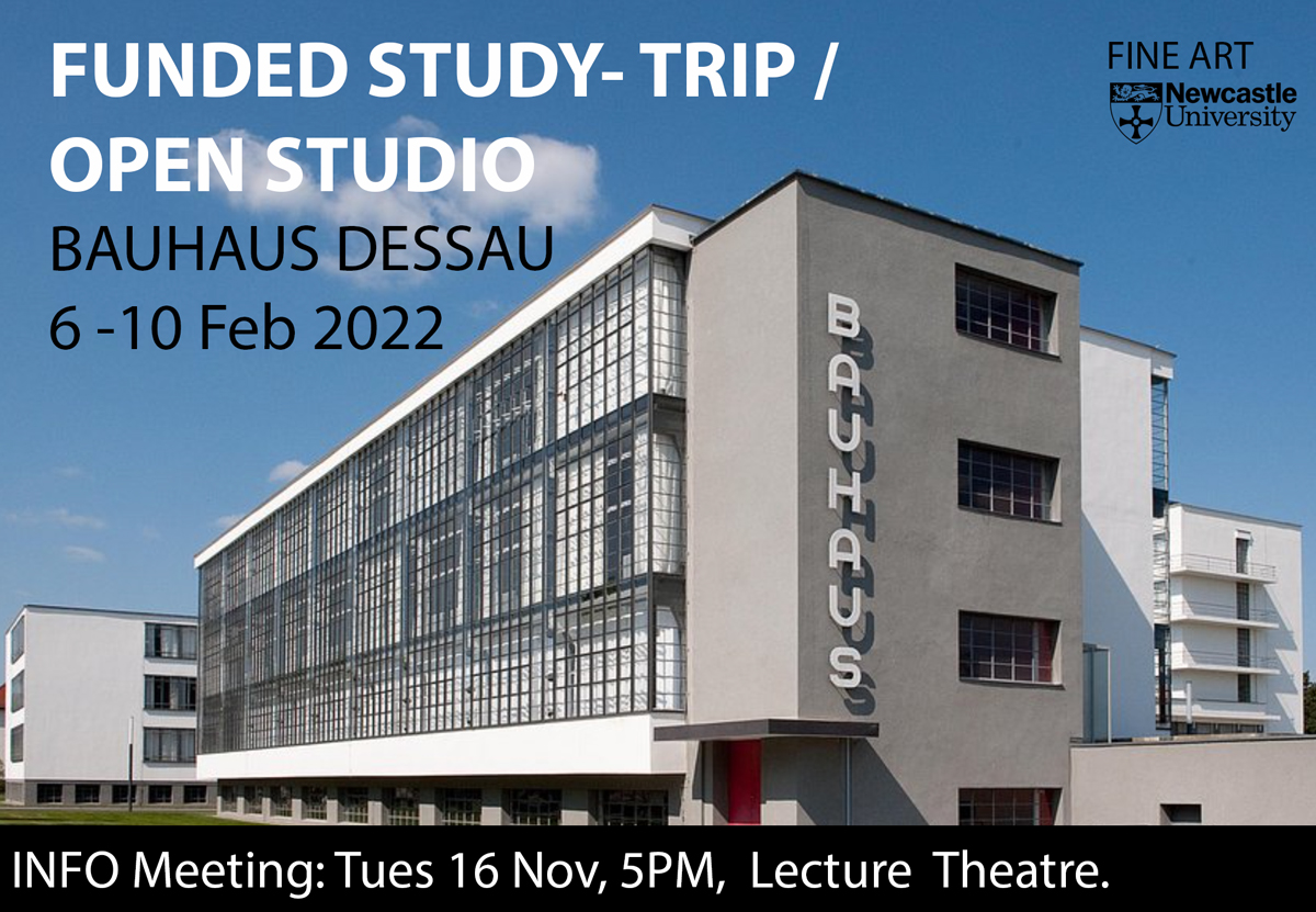 Funded Study Trip / Open Studio BAUHAUS Dessau, Germany
