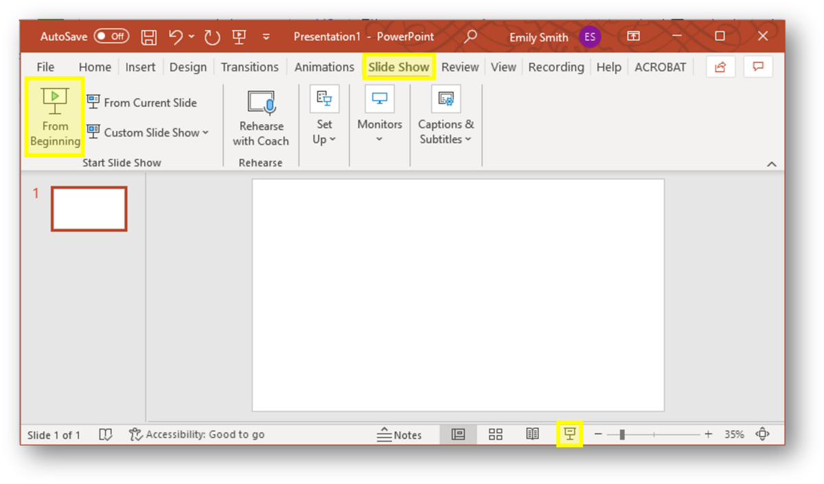 Powerpoint Screenshare Solved: Screen Sharing with Presenter View – FMS TEL