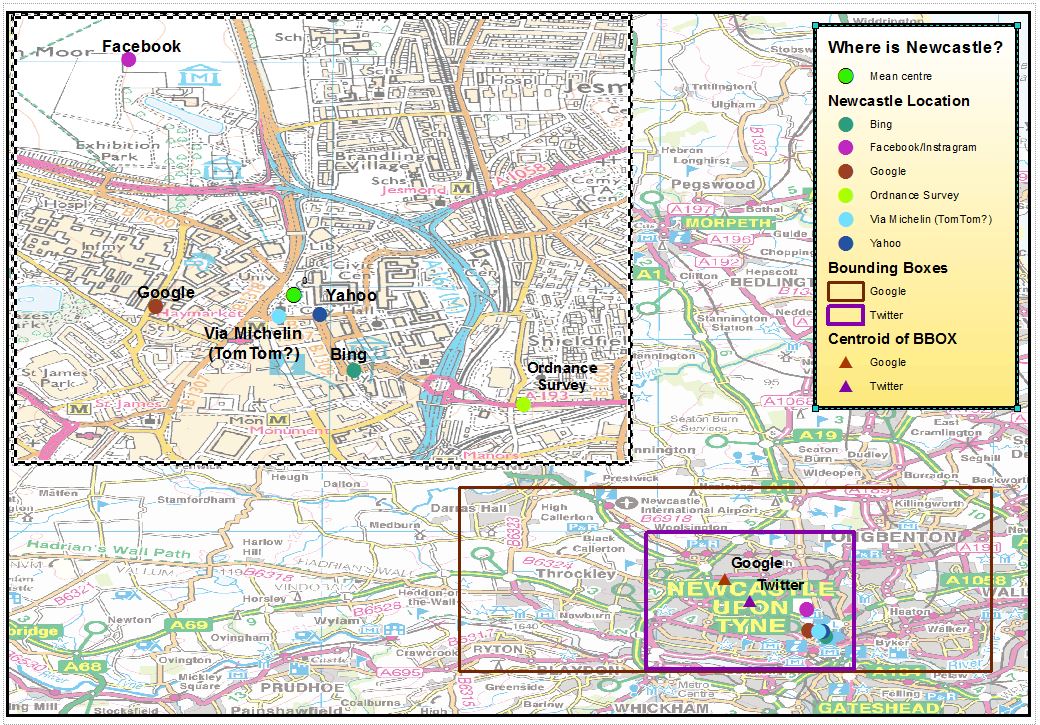 Newcastle maps