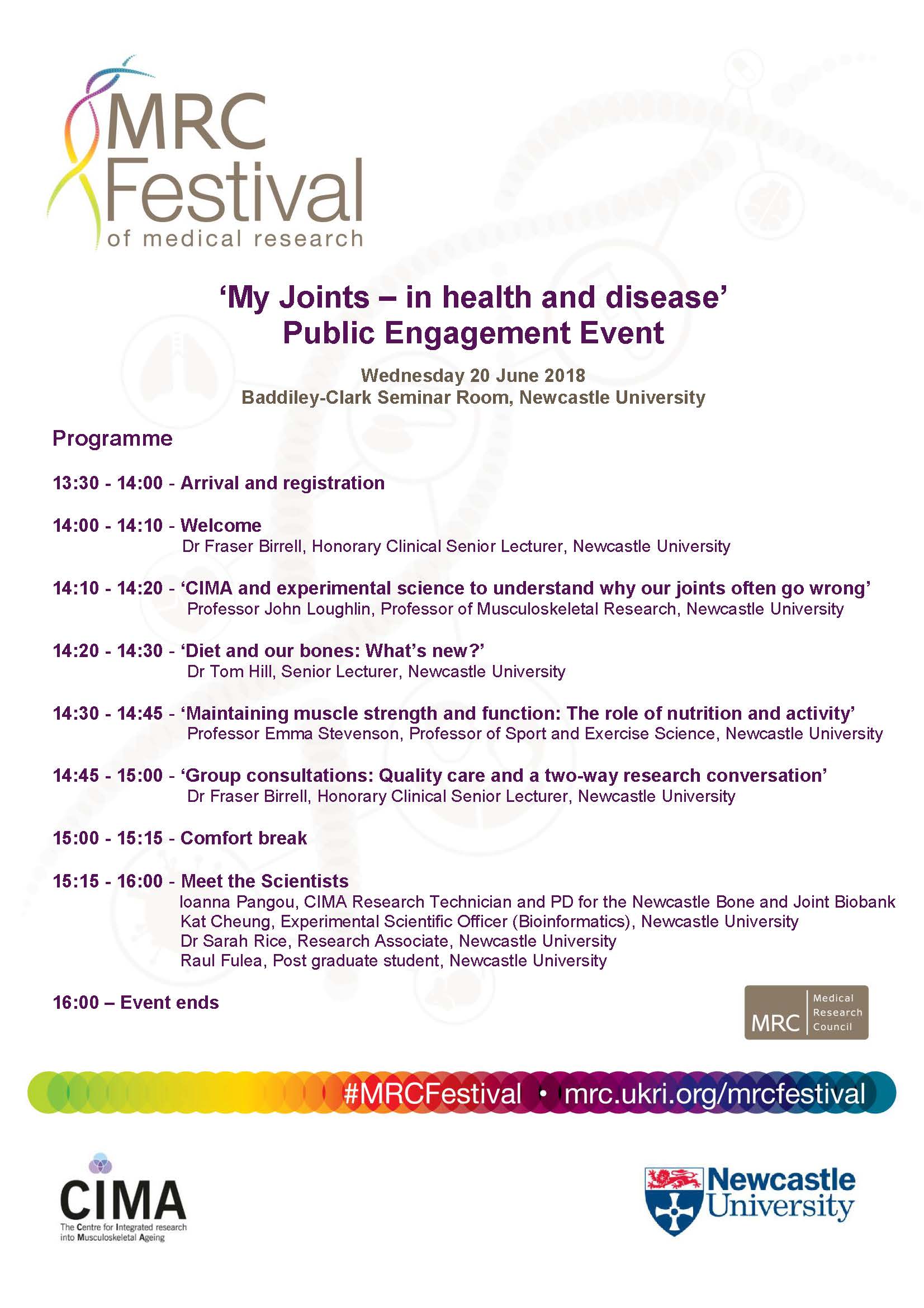medical research event uk