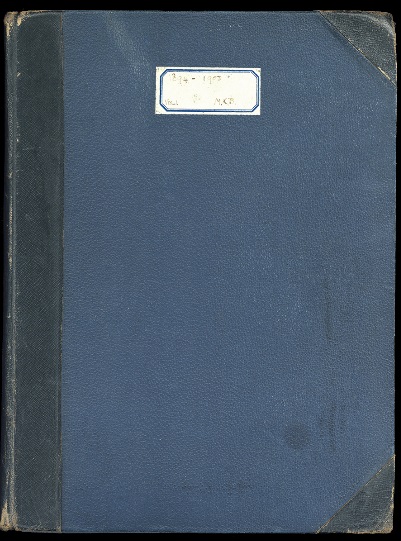 Front cover of a Trevelyan family album, Volume 1 (1894-1903)