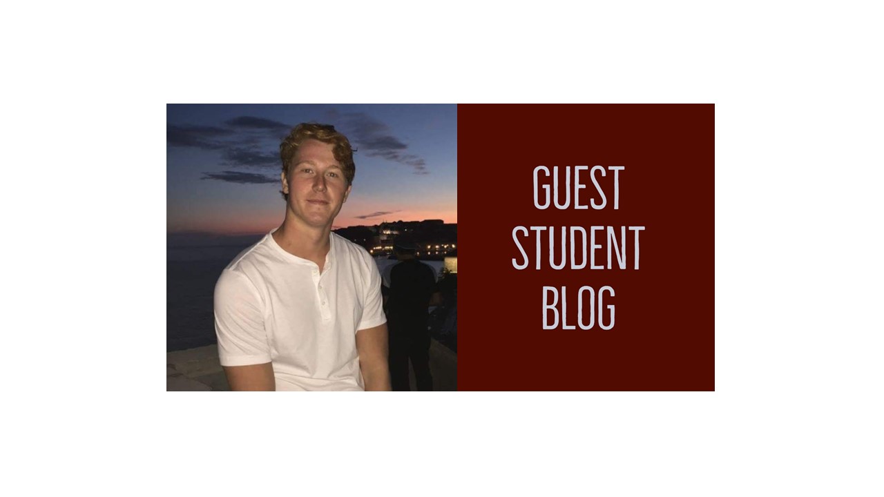 Guest Student Blog and picture of Jan