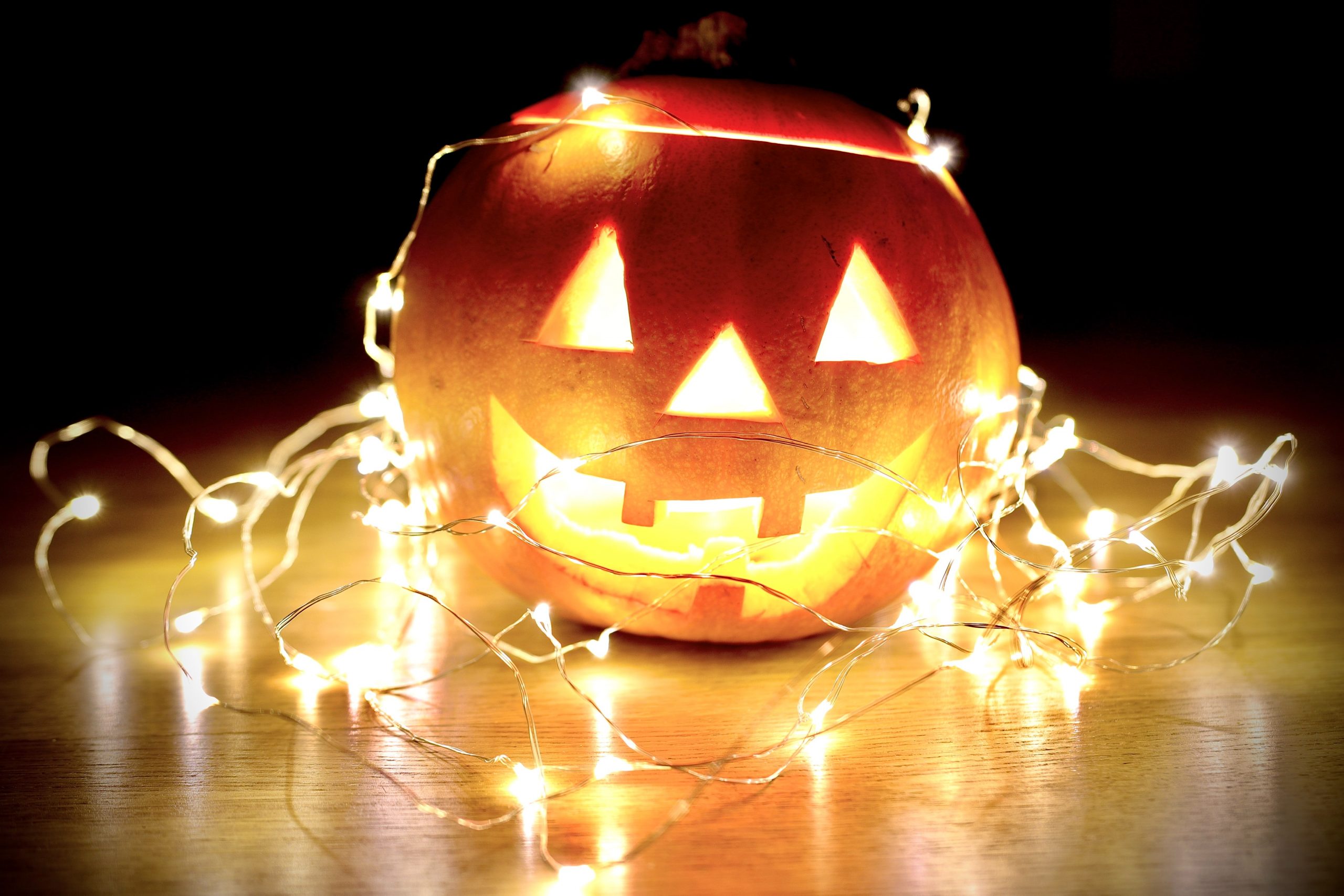 Decorative photograph of a pumpkin.