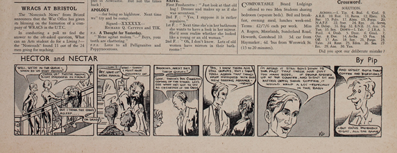 'HECTOR and NECTAR' cartoon, 3rd November 1949