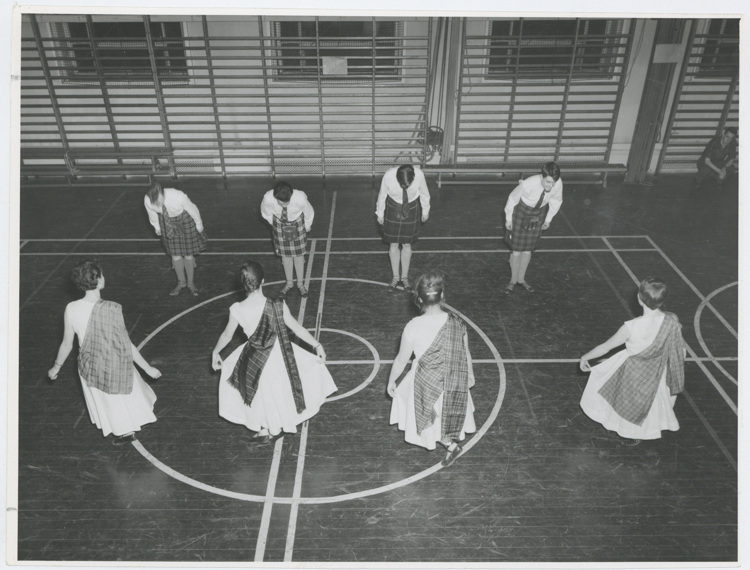  Students Scottish dancing, 1963