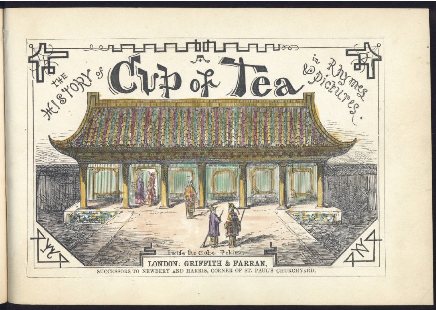 Title page from A History of Cup of a Cup of Tea 