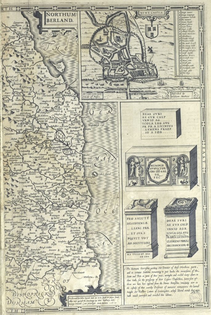Map of part of Bishoprick, Durham