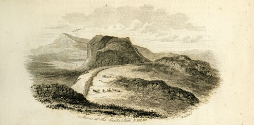 Illustration of Hadrian's Wall by W. Collard