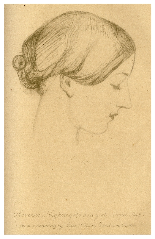 Drawing of Florence Nightingale