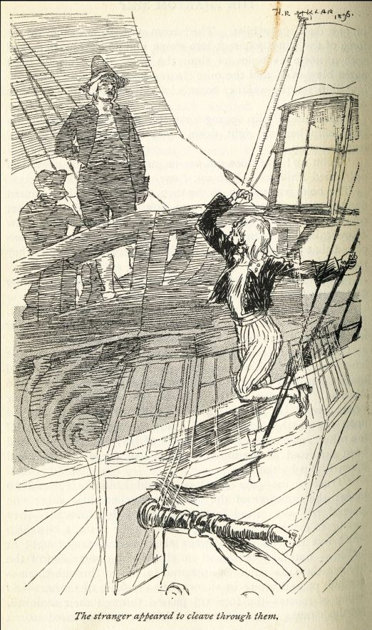 Illustration of Captain Frederick Marryat