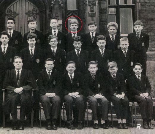 Photograph of Sir Liam as a pupil at Rotherham Grammar, 1963