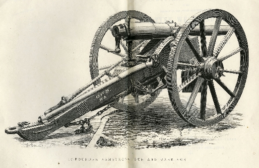 Image of the 12-pounder Armstrong gun and carriage