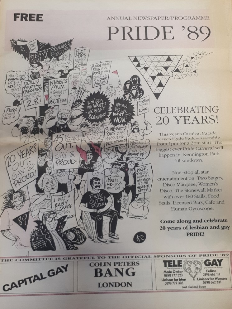 Pride 1989 Annual Newspaper/Programme