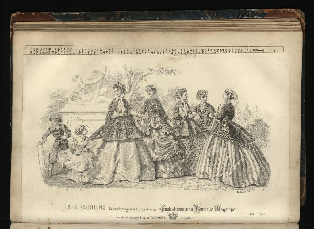 April 1866 women's fashion