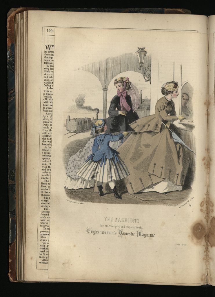 June 1866 women's fashion