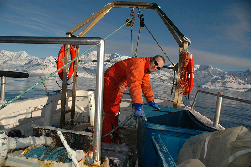 Working as a fisheries scientist - setting weekly fishing nets in Cumberland Bay