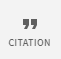 Citation button consisting of a speech mark "