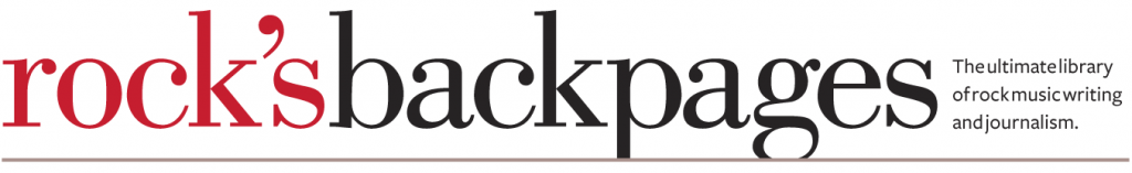 Rock's Backpages logo.
