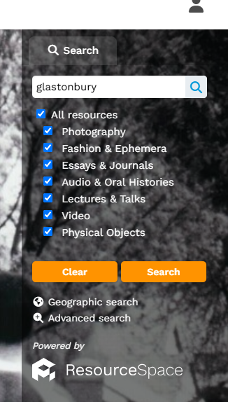 Subculture Archives keyword search function